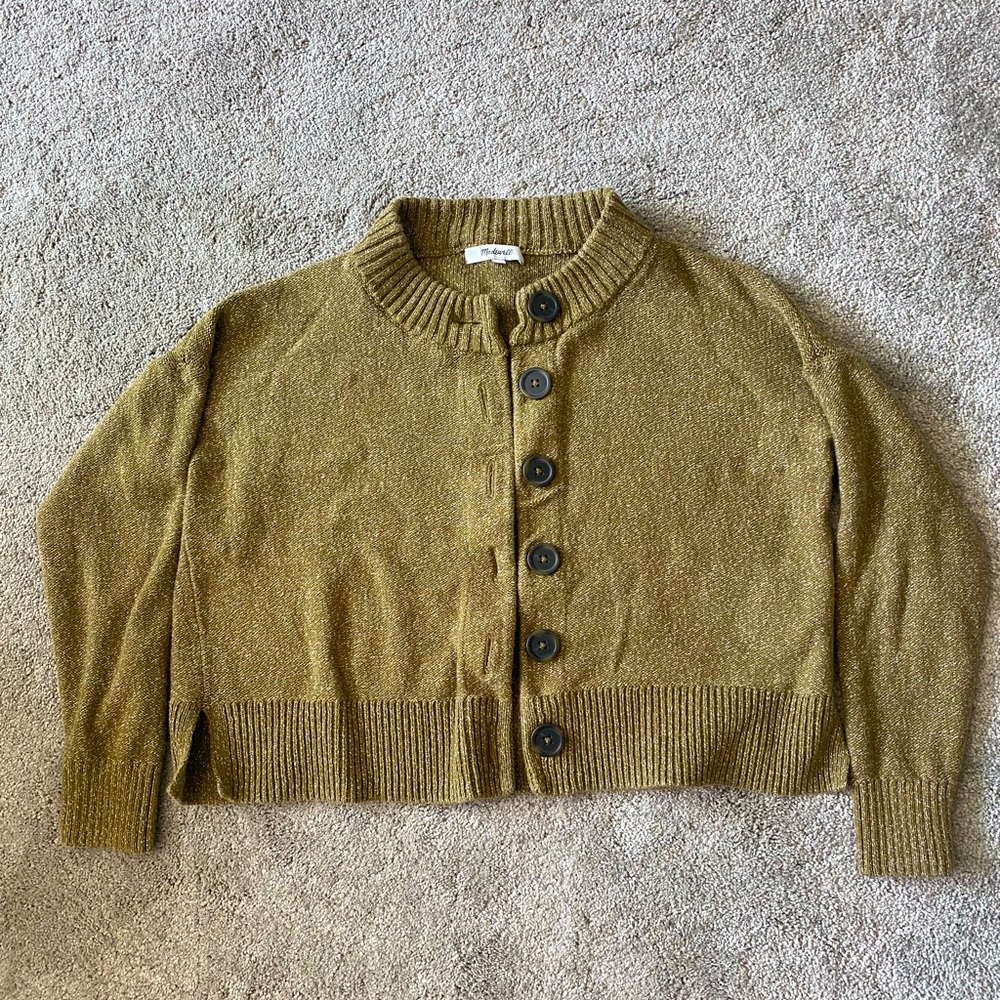 Maxwell Cropped Cardigan (100% Cotton)